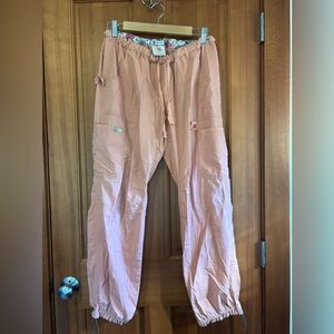 Pink Cargo Pants/ Scrubs